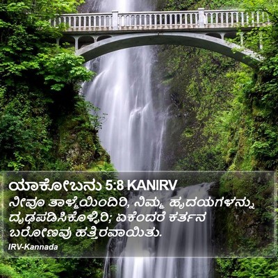 ಯಾಕೋಬನು 5:8 KANIRV Bible Verse Image