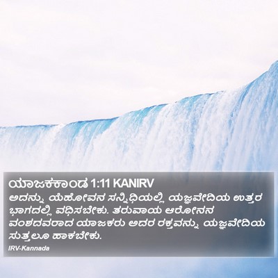ಯಾಜಕಕಾಂಡ 1:11 KANIRV Bible Verse Image