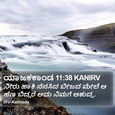 ಯಾಜಕಕಾಂಡ 11:38 KANIRV Bible Verse Image