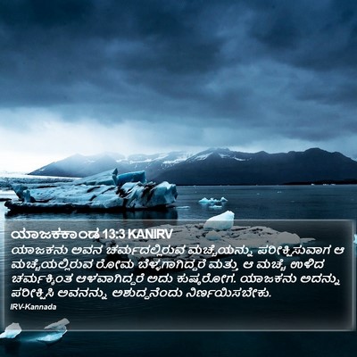 ಯಾಜಕಕಾಂಡ 13:3 KANIRV Bible Verse Image
