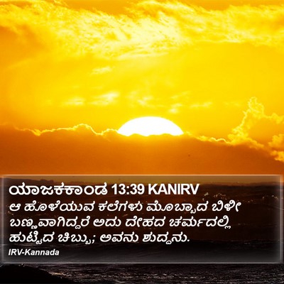 ಯಾಜಕಕಾಂಡ 13:39 KANIRV Bible Verse Image