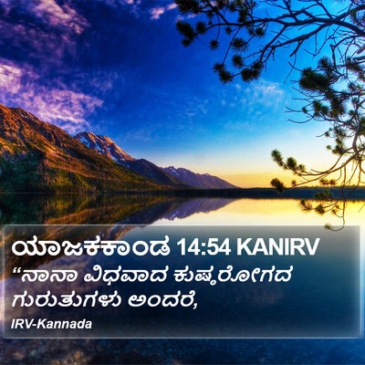 ಯಾಜಕಕಾಂಡ 14:54 KANIRV Bible Verse Image