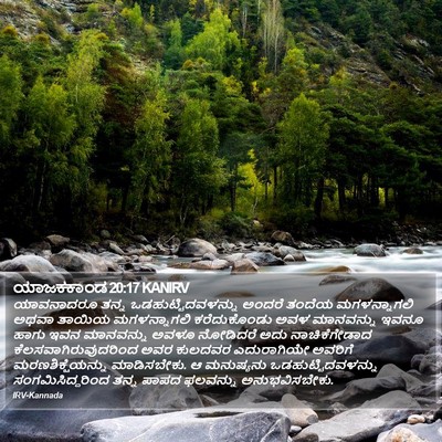 ಯಾಜಕಕಾಂಡ 20:17 KANIRV Bible Verse Image