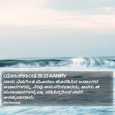 ಯಾಜಕಕಾಂಡ 20:23 KANIRV Bible Verse Image