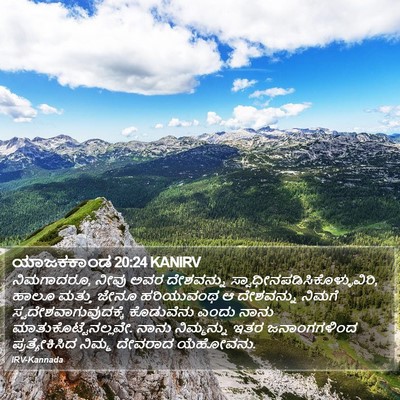 ಯಾಜಕಕಾಂಡ 20:24 KANIRV Bible Verse Image