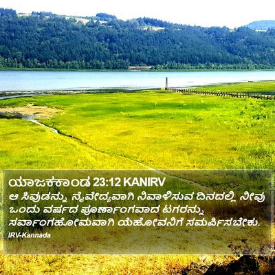 ಯಾಜಕಕಾಂಡ 23:12 KANIRV Bible Verse Image