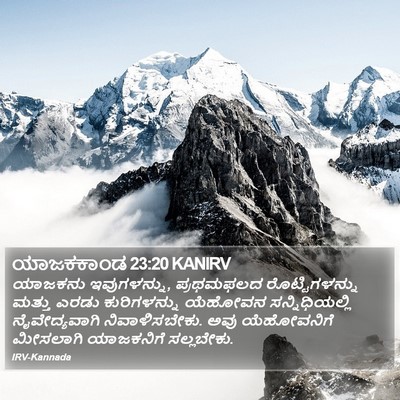 ಯಾಜಕಕಾಂಡ 23:20 KANIRV Bible Verse Image