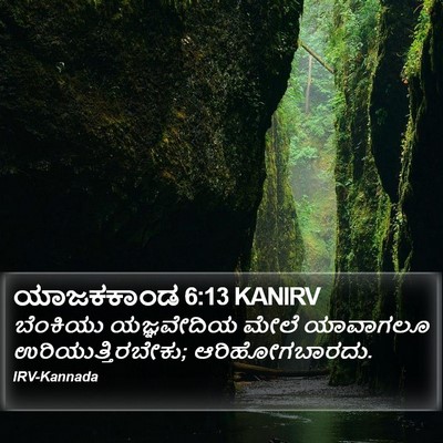 ಯಾಜಕಕಾಂಡ 6:13 KANIRV Bible Verse Image