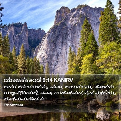 ಯಾಜಕಕಾಂಡ 9:14 KANIRV Bible Verse Image