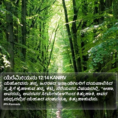 ಯೆರೆಮೀಯನು 12:14 KANIRV Bible Verse Image