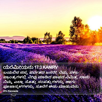 ಯೆರೆಮೀಯನು 17:3 KANIRV Bible Verse Image