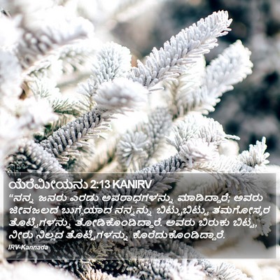 ಯೆರೆಮೀಯನು 2:13 KANIRV Bible Verse Image