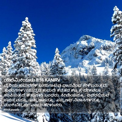 ಯೆರೆಮೀಯನು 8:16 KANIRV Bible Verse Image