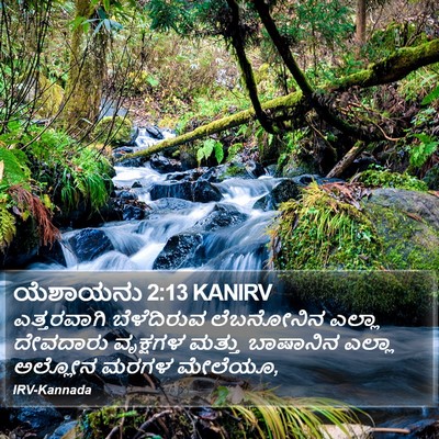 ಯೆಶಾಯನು 2:13 KANIRV Bible Verse Image