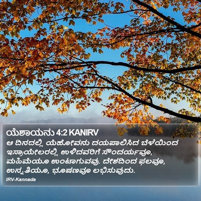 ಯೆಶಾಯನು 4:2 KANIRV Bible Verse Image