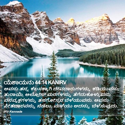 ಯೆಶಾಯನು 44:14 KANIRV Bible Verse Image