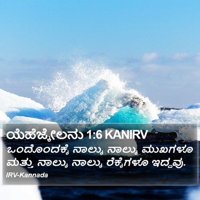 ಯೆಹೆಜ್ಕೇಲನು 1:6 KANIRV Bible Verse Image