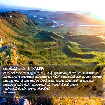 ಯೆಹೆಜ್ಕೇಲನು 11:1 KANIRV Bible Verse Image