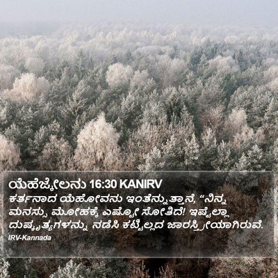 ಯೆಹೆಜ್ಕೇಲನು 16:30 KANIRV Bible Verse Image