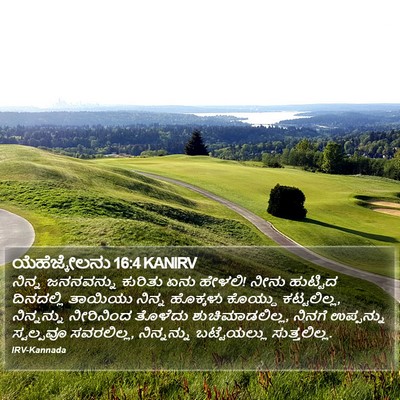 ಯೆಹೆಜ್ಕೇಲನು 16:4 KANIRV Bible Verse Image