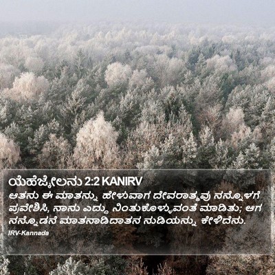 ಯೆಹೆಜ್ಕೇಲನು 2:2 KANIRV Bible Verse Image
