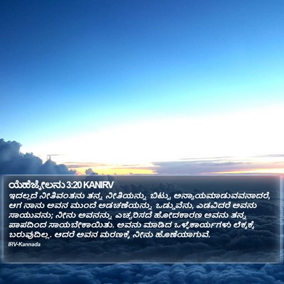 ಯೆಹೆಜ್ಕೇಲನು 3:20 KANIRV Bible Verse Image