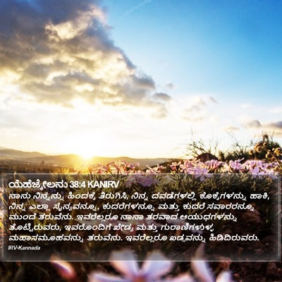 ಯೆಹೆಜ್ಕೇಲನು 38:4 KANIRV Bible Verse Image