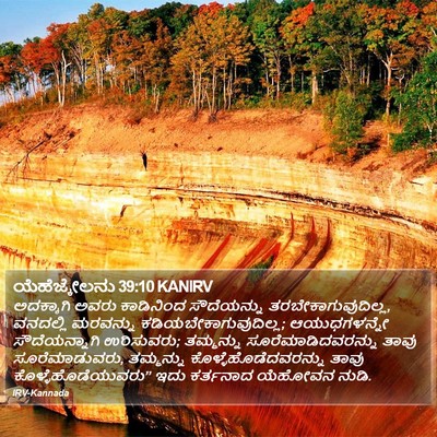 ಯೆಹೆಜ್ಕೇಲನು 39:10 KANIRV Bible Verse Image