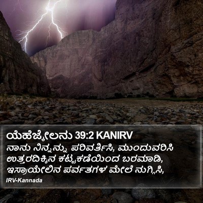 ಯೆಹೆಜ್ಕೇಲನು 39:2 KANIRV Bible Verse Image