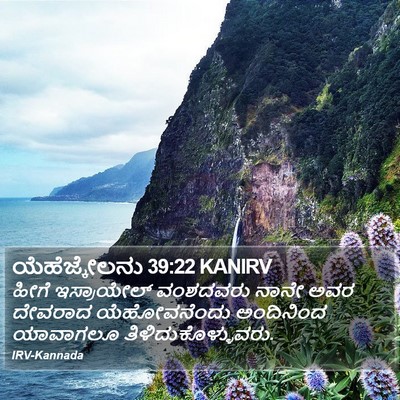 ಯೆಹೆಜ್ಕೇಲನು 39:22 KANIRV Bible Verse Image