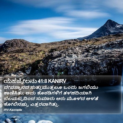 ಯೆಹೆಜ್ಕೇಲನು 41:8 KANIRV Bible Verse Image