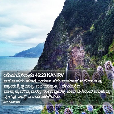 ಯೆಹೆಜ್ಕೇಲನು 46:20 KANIRV Bible Verse Image
