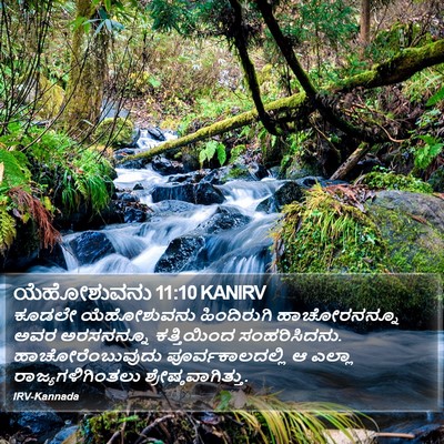 ಯೆಹೋಶುವನು 11:10 KANIRV Bible Verse Image
