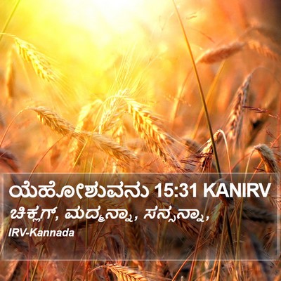 ಯೆಹೋಶುವನು 15:31 KANIRV Bible Verse Image