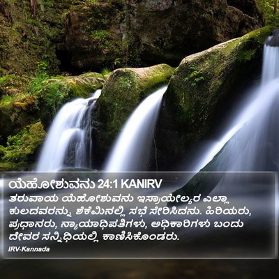 ಯೆಹೋಶುವನು 24:1 KANIRV Bible Verse Image