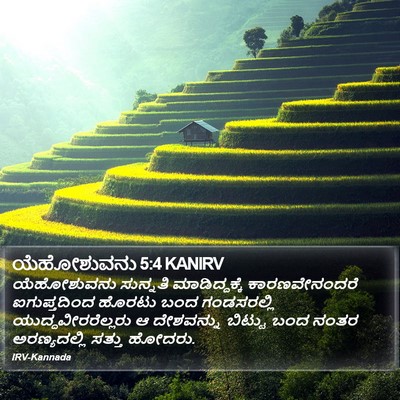 ಯೆಹೋಶುವನು 5:4 KANIRV Bible Verse Image