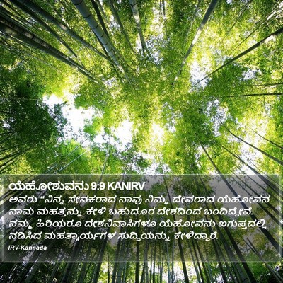 ಯೆಹೋಶುವನು 9:9 KANIRV Bible Verse Image