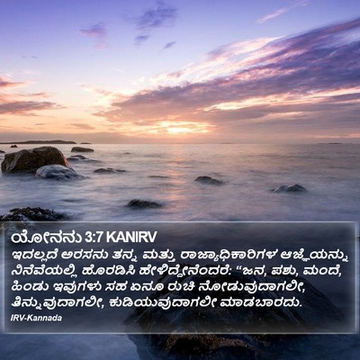 ಯೋನನು 3:7 KANIRV Bible Verse Image
