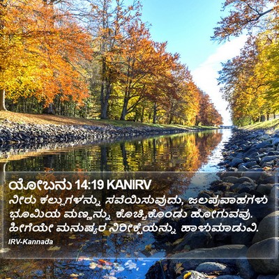 ಯೋಬನು 14:19 KANIRV Bible Verse Image