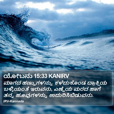 ಯೋಬನು 15:33 KANIRV Bible Verse Image