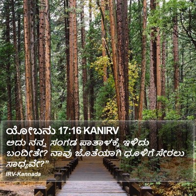 ಯೋಬನು 17:16 KANIRV Bible Verse Image