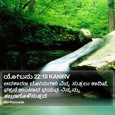 ಯೋಬನು 22:10 KANIRV Bible Verse Image