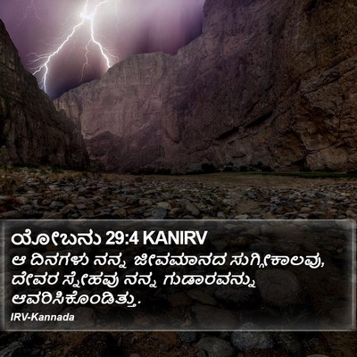ಯೋಬನು 29:4 KANIRV Bible Verse Image
