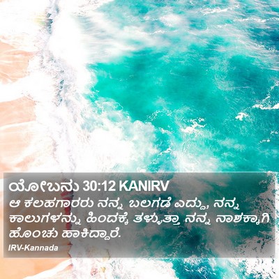 ಯೋಬನು 30:12 KANIRV Bible Verse Image