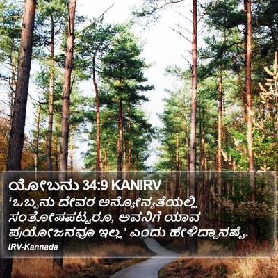 ಯೋಬನು 34:9 KANIRV Bible Verse Image
