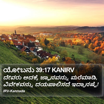 ಯೋಬನು 39:17 KANIRV Bible Verse Image