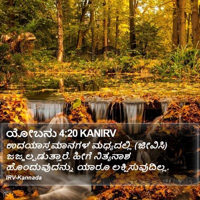 ಯೋಬನು 4:20 KANIRV Bible Verse Image