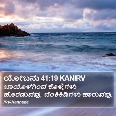 ಯೋಬನು 41:19 KANIRV Bible Verse Image