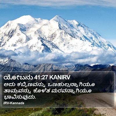 ಯೋಬನು 41:27 KANIRV Bible Verse Image