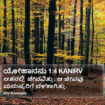 ಯೋಹಾನನು 1:4 KANIRV Bible Verse Image